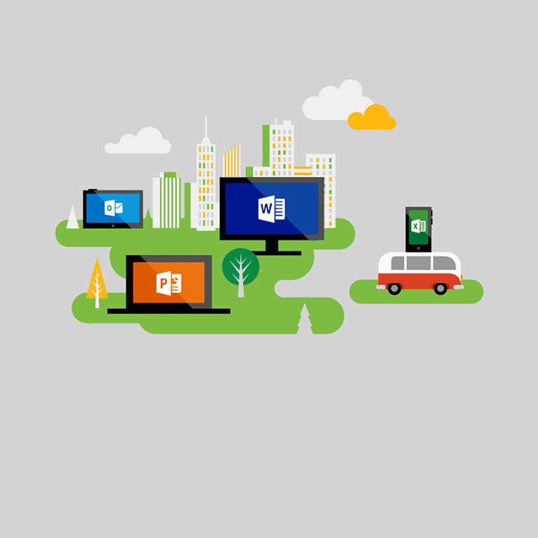 Full apps across devices. Get Office 365 Business.